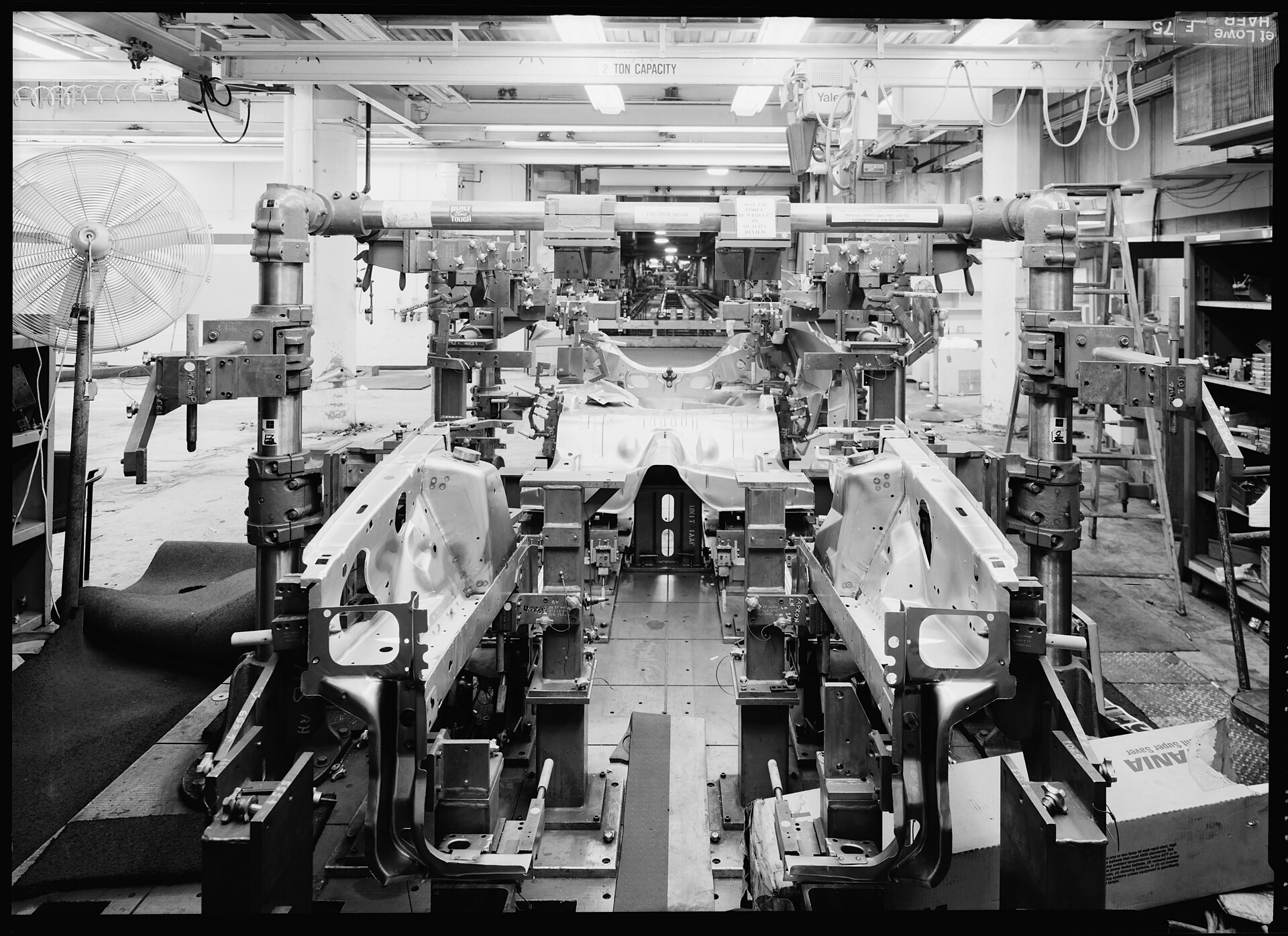 Inspection and layout room
